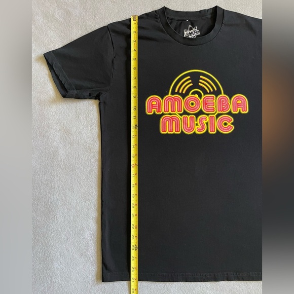 Amoeba Music Men’s T-Shirt Black Size Medium - Picture 4 of 6